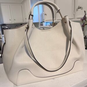 Sondra Roberts Cream Tote Bag